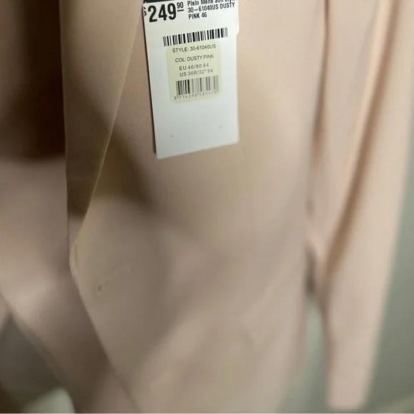 Men's Elegant Light Pink Suit Set US 36R jacket/ pant waist 32 length 39” - Picture 4 of 7